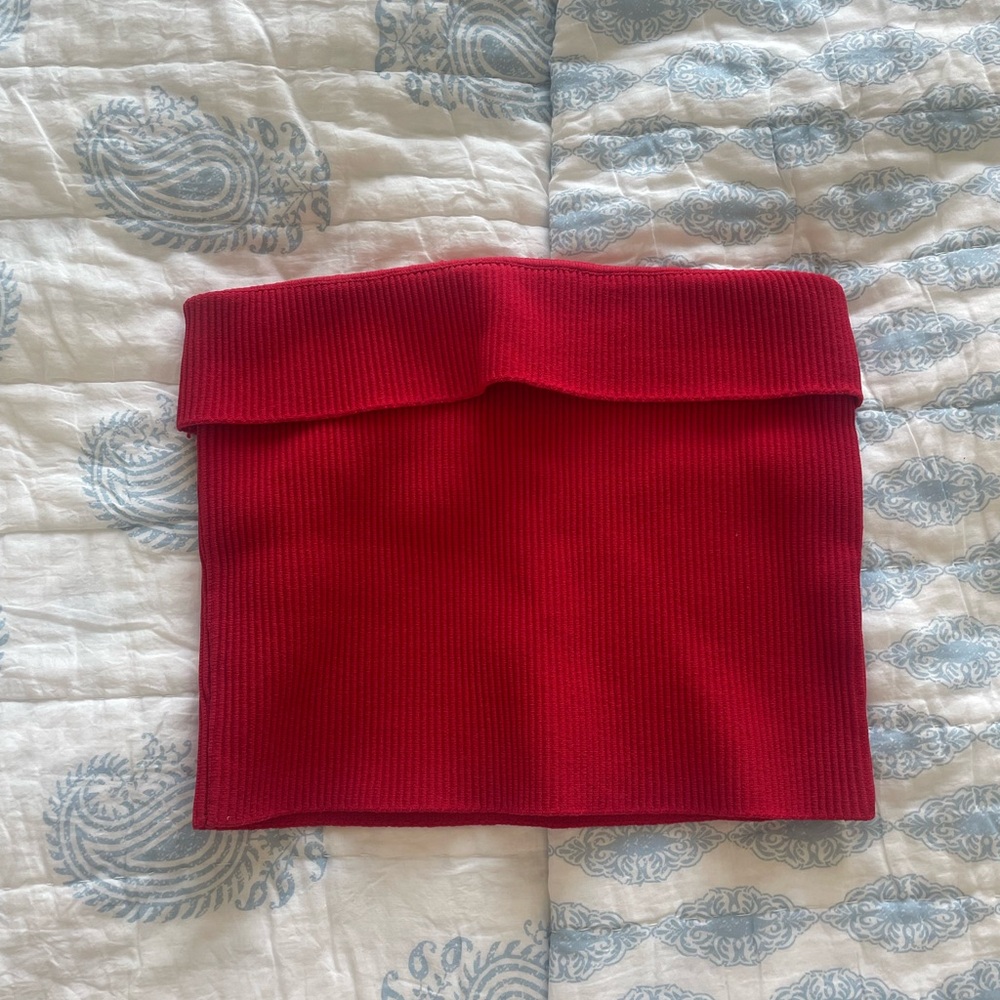 Glassons Vibrant Red Knit Top